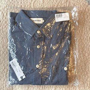Taylor Stitch- The Utility Shirt in Roped Indigo. Brand new with tags attached!